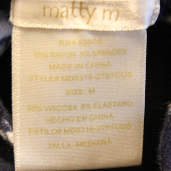 Navy V Neck Maxi Dress - Picture 6 of 6